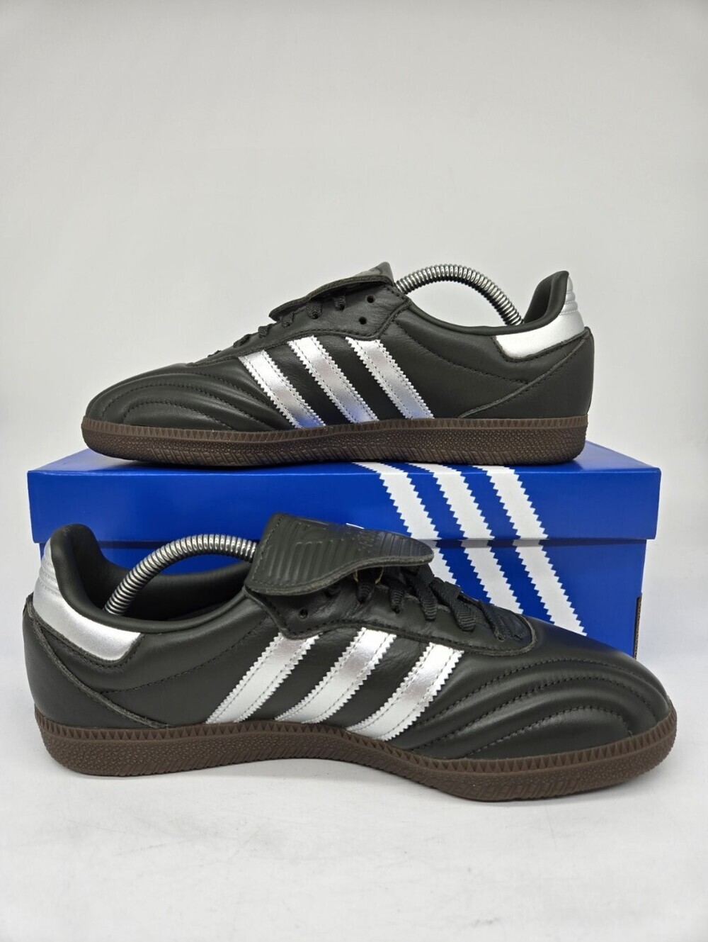 adidas Women's Samba LT JP6144 Legend Earth Silver Metallic Gum Shoes Size 9.5 - Picture 6 of 8